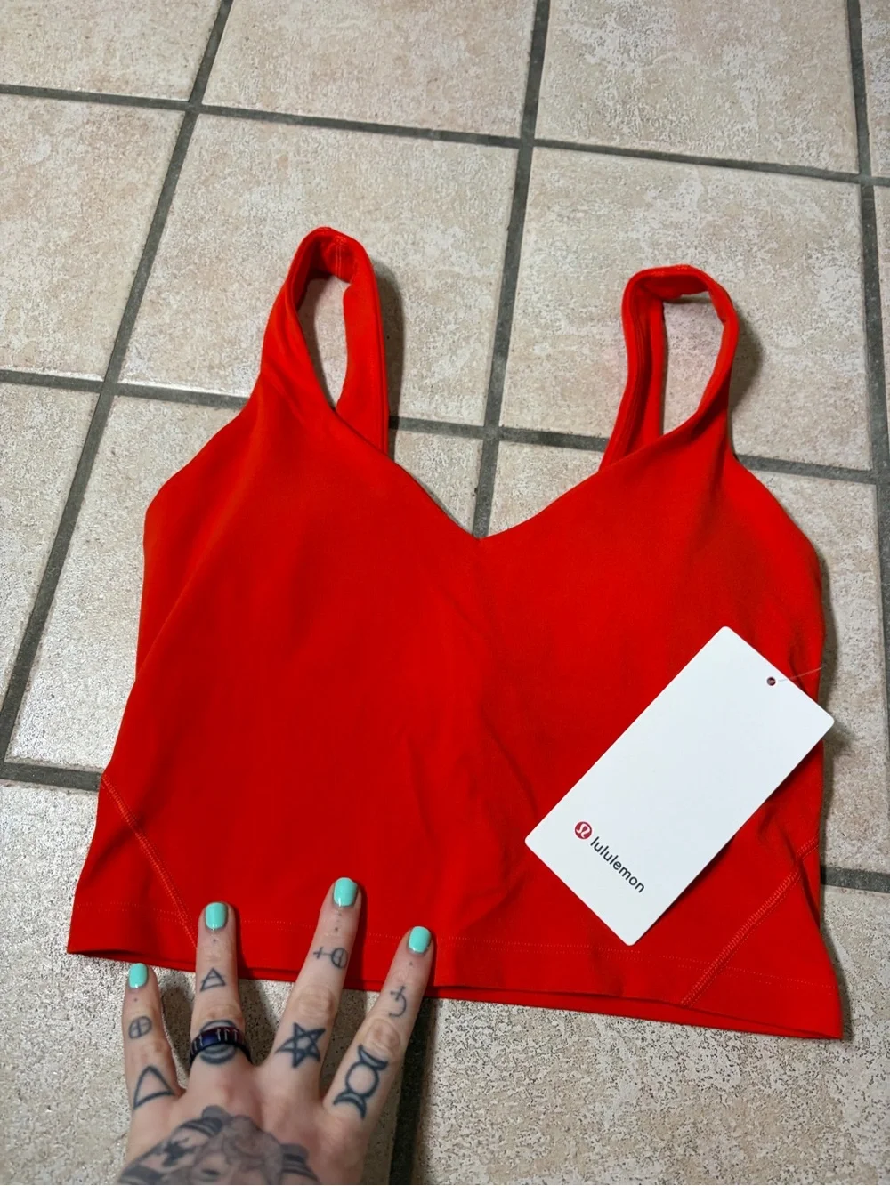NWT Lululemon Align Tank Top (Cherry Ember) Size 4